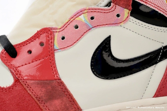 Official Maikesneakers Across the Jordan DV1748-601 High OG Spider-Man 1 Spider-Verse 0711